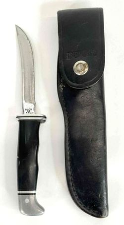 Vintage Buck Fix Blade 118 With Sheath