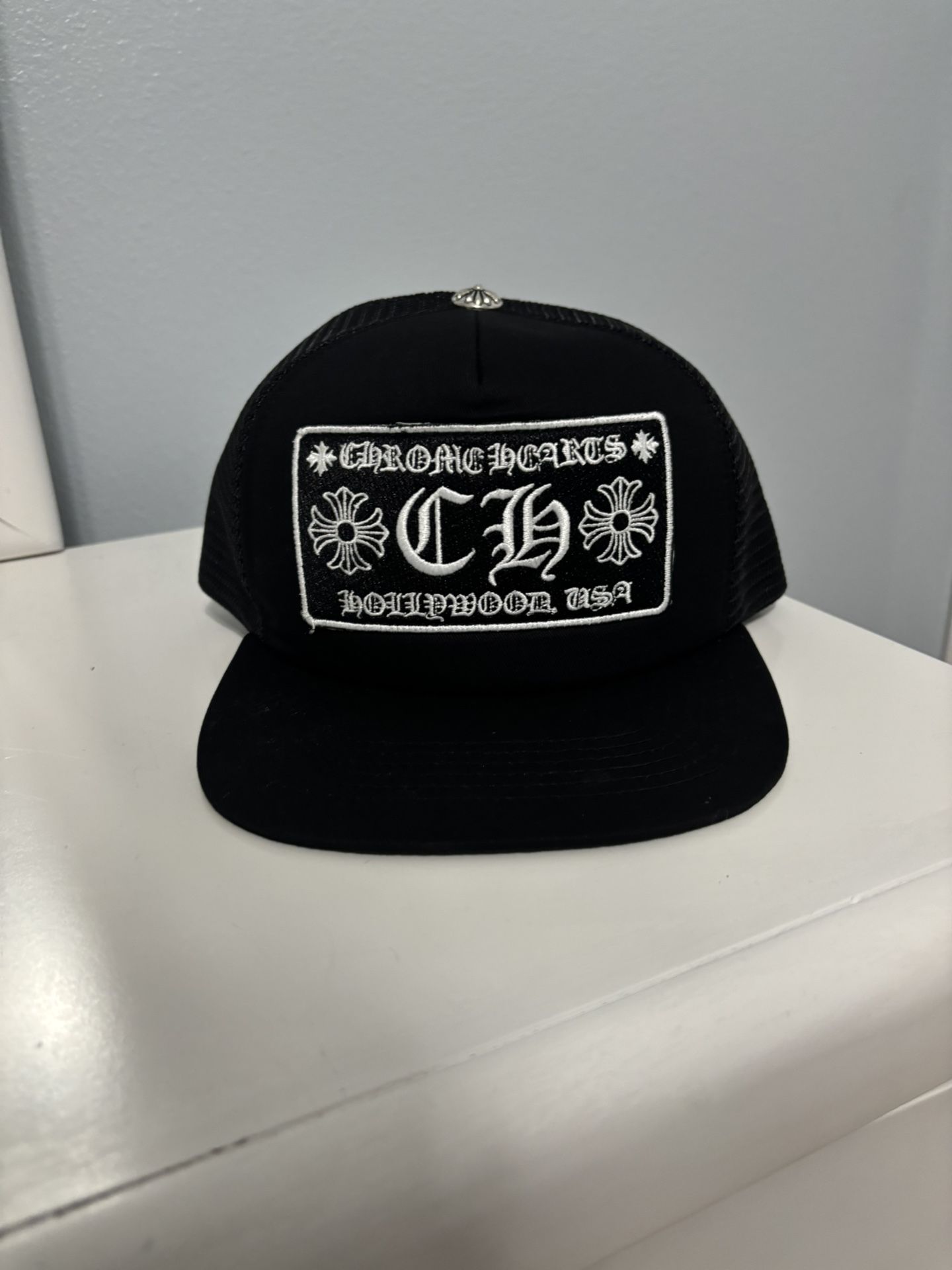 Brand new Chrome heart hat never worn,All Products : American Fashion Style Bags On Sale
