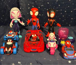 Spidey and His Amazing Friends Toy Lot