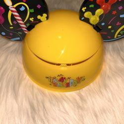Disney It's My Birthday Ear Hat Mickey Mouse Ice Cream Sundae Bowl