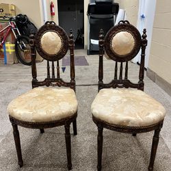 Antique French Vanity Chairs