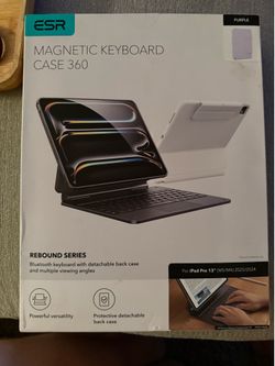 13” iPad Pro keyboard case purple