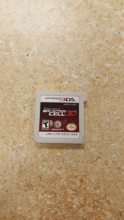 Nintendo 3ds Game Tom Clancy's Splinter Cell 3d