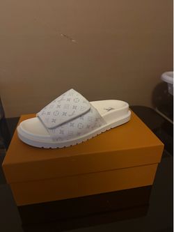 New White Monogram - Inspired Slides - Woman’s US8/EU 39
