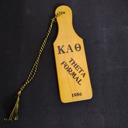 Kappa Alpha Theta 1956 Paddle