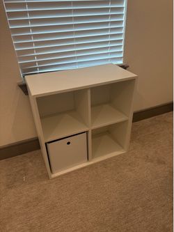 White storage unit