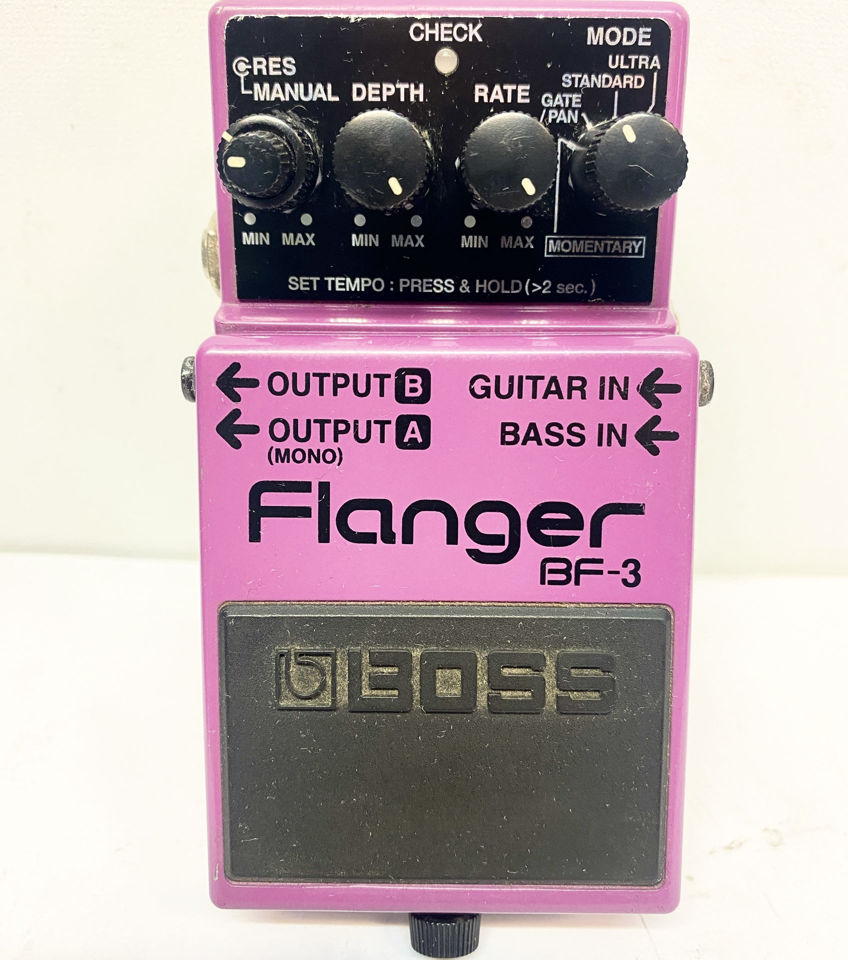 Boss Flanger BF-3 Electric Guitar Pedal Purple