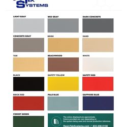 Epoxy,Metallic Pigment and Flakes Color Chart