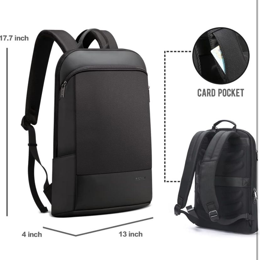 BRAND NEW 17 inch Super Slim Laptop Backpack. Anti Theft, Waterproof. For College, Travel, Business, Casual Daypack for Men or Women. ALL SALES ARE FI