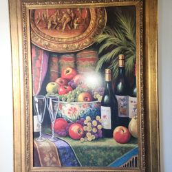 Wine And Fruit Wall Decor 