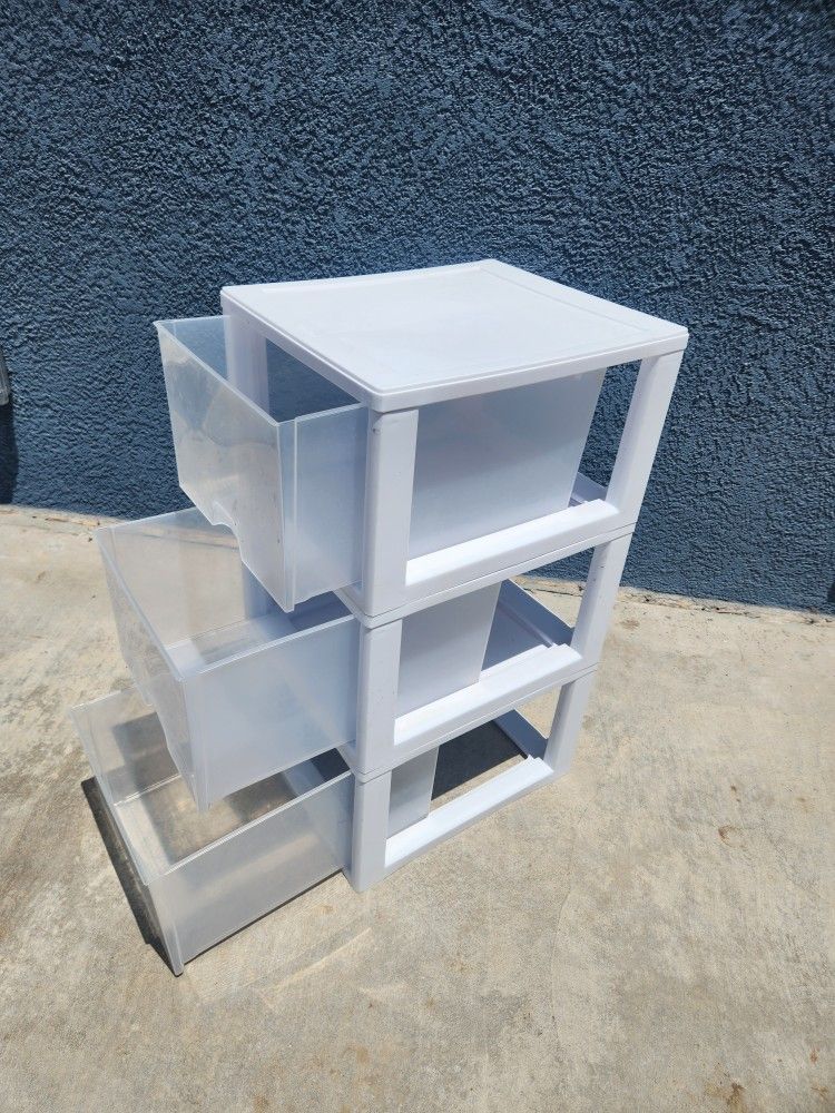 Stackable Plastic Storage Drawers