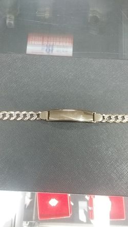 14kt id bracelet