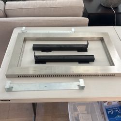 GE Monogram Stainless steel Microwave Trim Kit