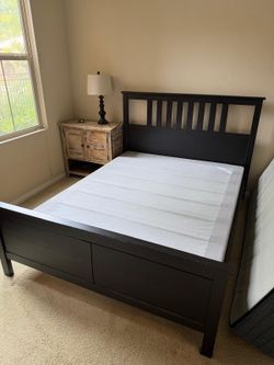 Queen Bed Frame – Solid Wood