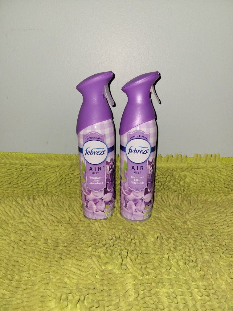 2 Febreze Spray 8.8oz Souther Lilac Mornings