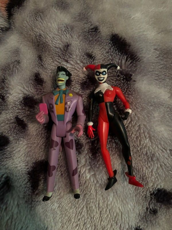 1997 Harley Quinn And The Joker Action Figure Collectible