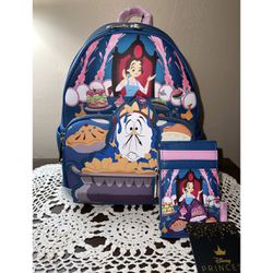Beauty And The Beast Backpack And Cardholder 