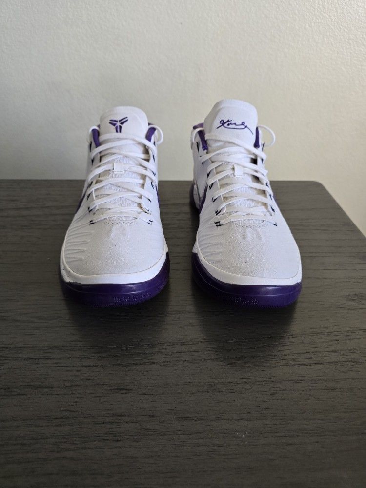 KOBE AD BASELINE MID WHITE PURPLE SZ 11 VNDS