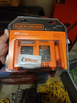 Black +decker 20v Fast Charger