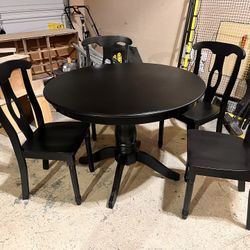 Black Dining Table