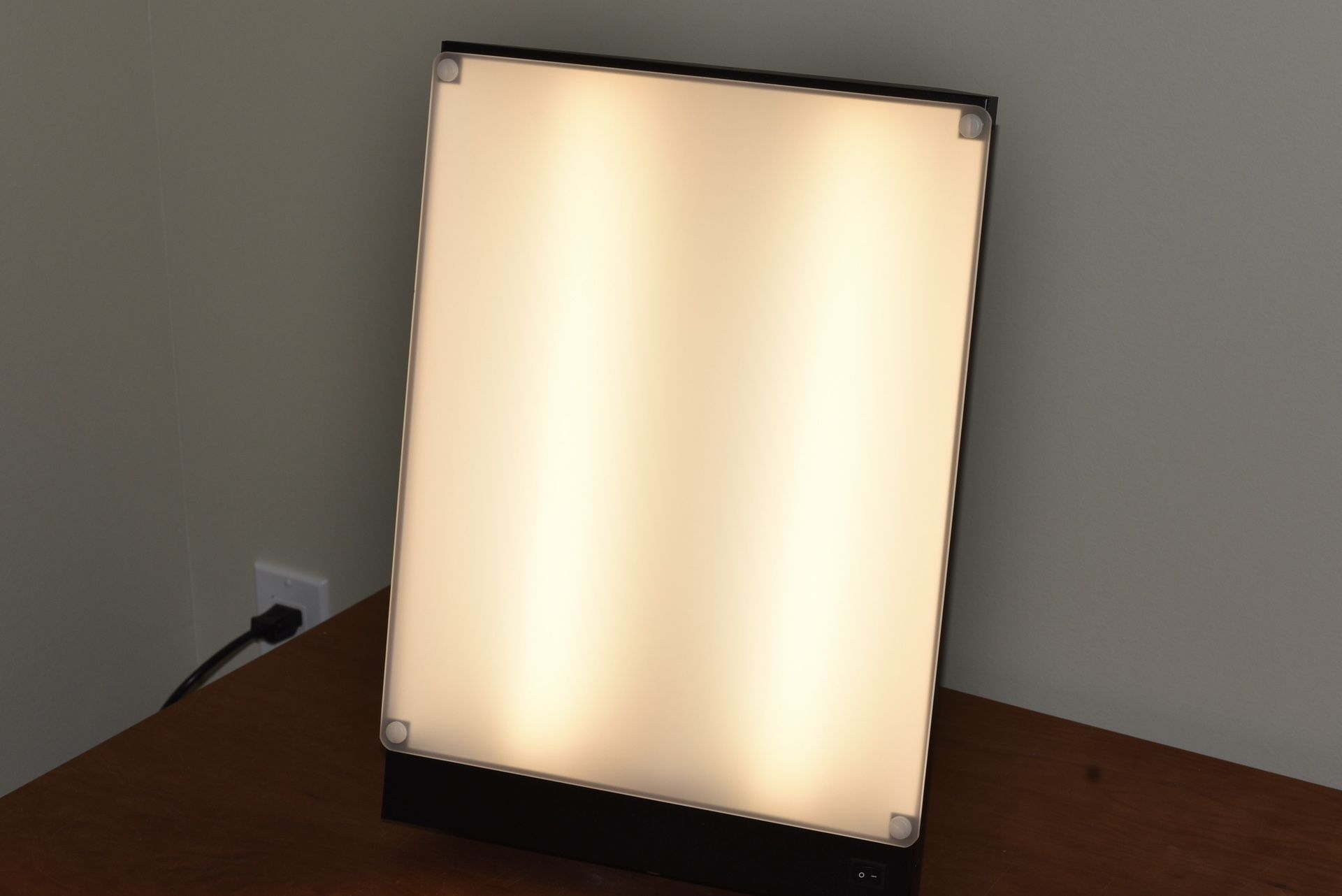 Premium Therapy Lamp with 10,000 Lux, UV-Free, LED Bright White. Boost Mood, Sleep, & Focus