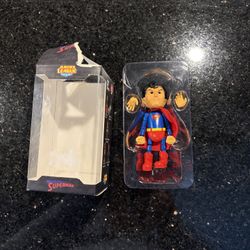 DC Superman Figure #01 Herocross Mini Hybrid Metal Figuration Justice League 
