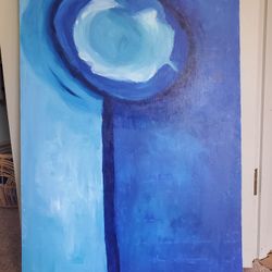 Abstarct Acrylic Painting On Canvas
