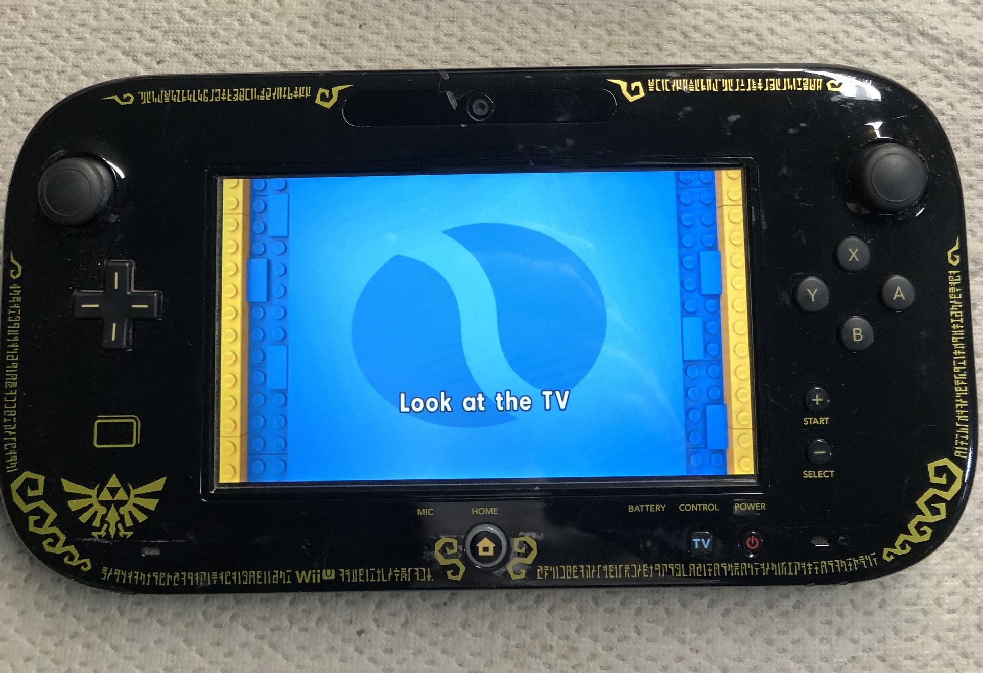 Gamepad Only Nintendo Wii U Legend Of Zelda Wind Waker HD Special Edition 