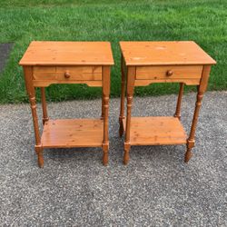 Pair Of Nightstands / Bedside tables