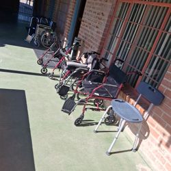 Wheelchairs and walkers unpa