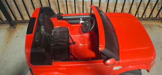 Red Kids Ride-On Electric SUV Toy Car