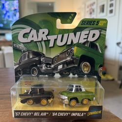 Car Tuned Hittin’ Switches-  2 Pack: ‘57 Chevy Bel Air / ‘64 Chevy Impala