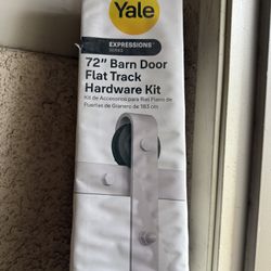 Yale 72” Barn Door Flat Track Hardware Kit
