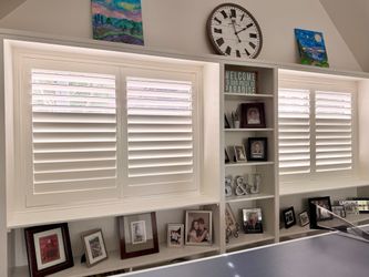 REAL WOOD & LIFETIME WARRANTY, Custom Interior Shutters, Plantation Shutters, Window Treatments, Window Coverings, Persianas de Madera