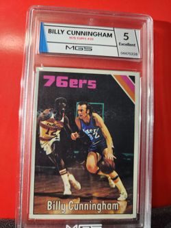1975-76 Topps #20 Billy Cunningham HOF MGS 5 EX 76ers