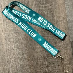 Teal Blue Seattle Mariners MLB Baseball Collectible Kids Club Lanyard