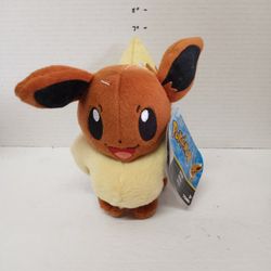Pokemon 6" Eevee Plush Toy
