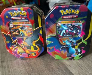 Charizard tins