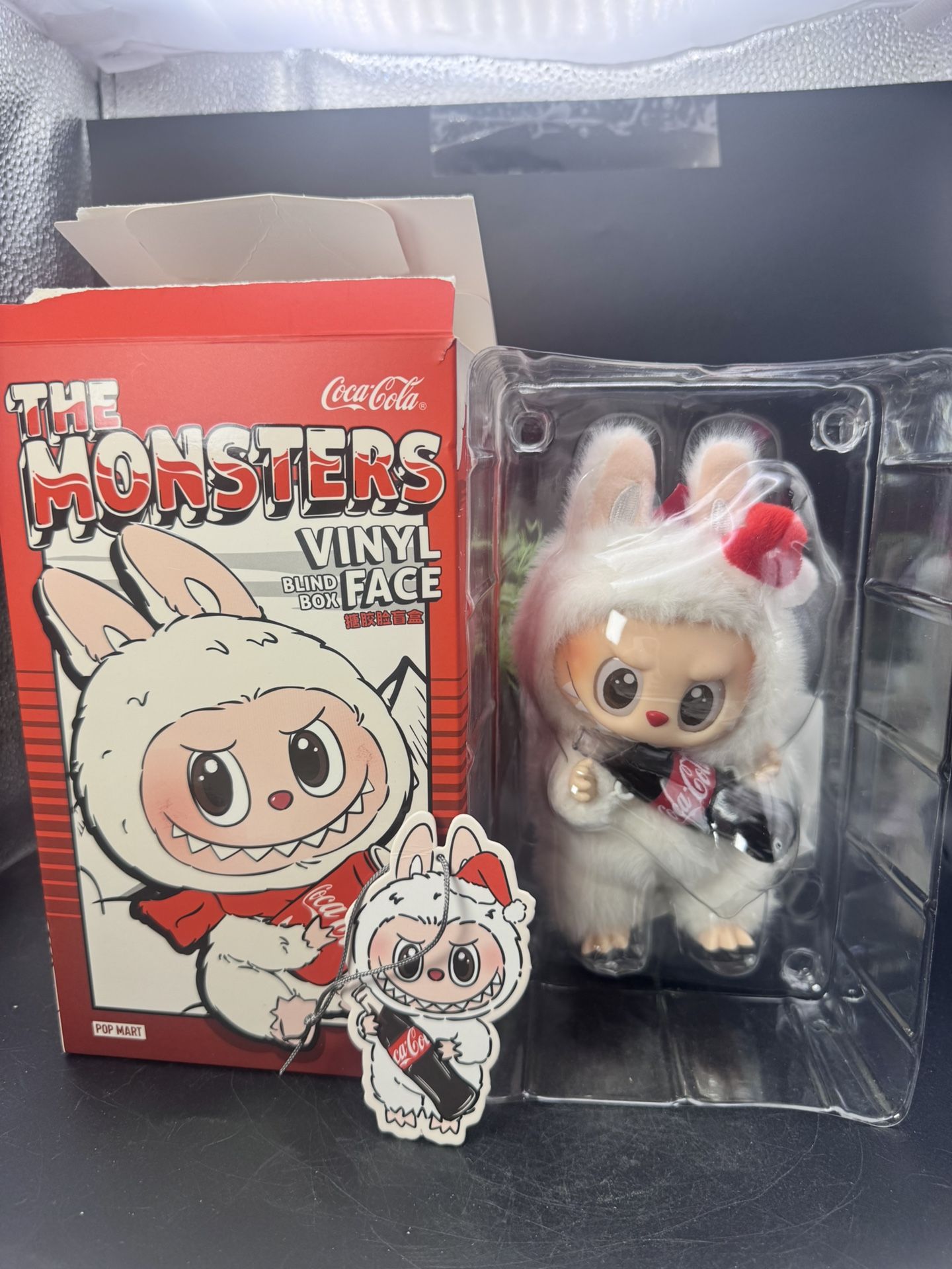 Authentic Popmart Labubu Coca Cola Vinyl Face Plush Confirmed Surprise Shake Open Box Brand New