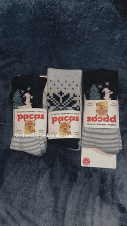 Pacas Alpaca Socks 3-Pack Holiday