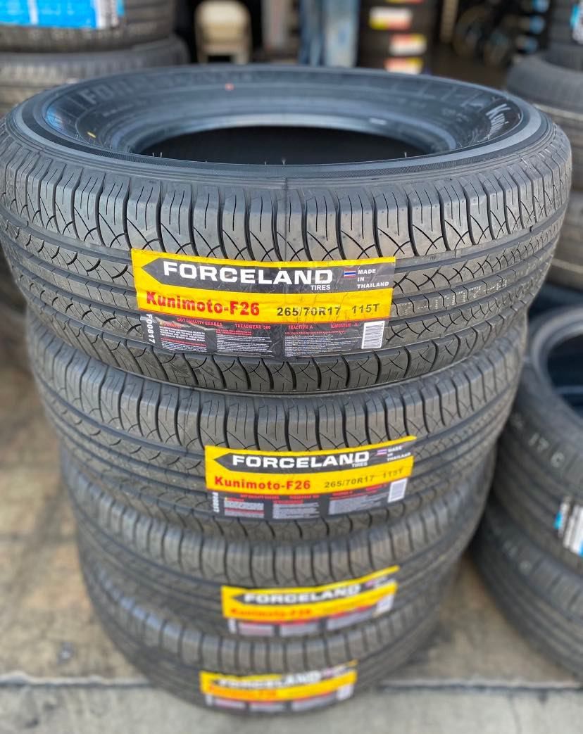 265/70r17 Forceland Set of New Tires Set de Llantas Nuevas 