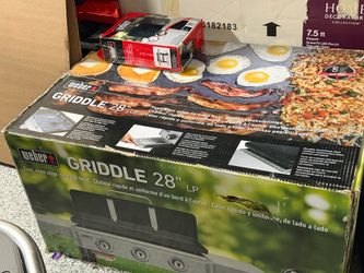 Weber Griddle Brand NEW with Weber Cover