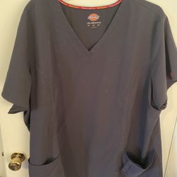 Dickies 5x Scrub Top Pewter Gray