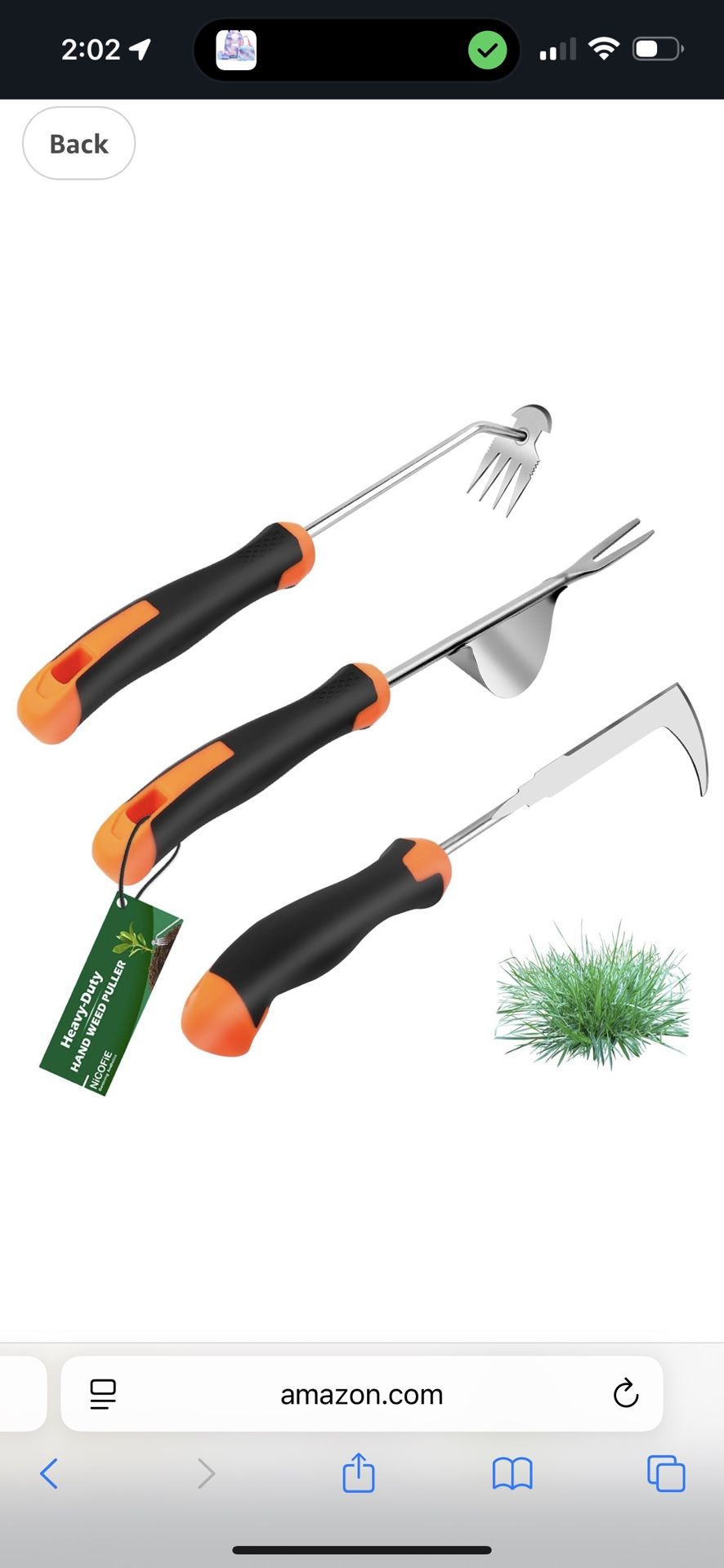 2025 Hand Weeder Tool, Rubber Handle Manual Weeder Puller Tool, Uprooting Weeding Tools, Crack Weeder Crevice, 4 Teeth Weeding Tool, Weeding Artifact