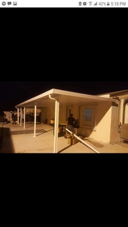 Patio cover White