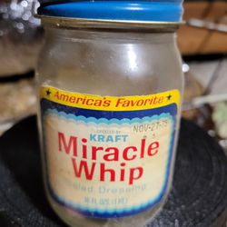 1975 Miracle Whip Jar