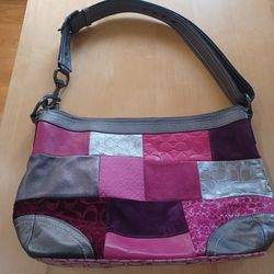 Coach patchwork shoulder bag
