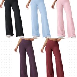 Wide Leg Buttery Workout Yoga Pants - XS - Multiple Colors