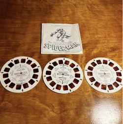 VTG 1977 VIEW-MASTER AMAZING SPIDER-MAN 3D w/BOOKLET DOUBLE IDENTITY NICE MCU