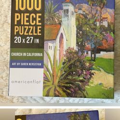 americanflat Church In California 1000-Piece Puzzle